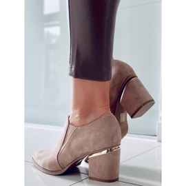 PA1 Brenda Khaki high heels beige 1