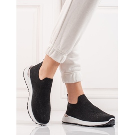 SHELOVET Women's sock sports shoes with black 1