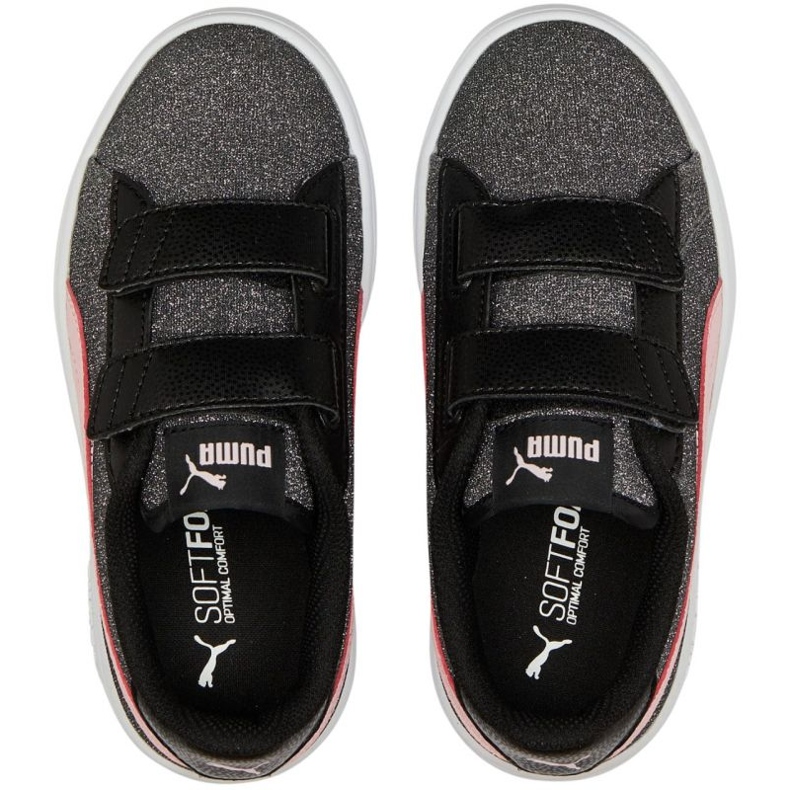 Shoes Puma Smash v2 Glitz Glam V Ps Jr 367378 30 black 1