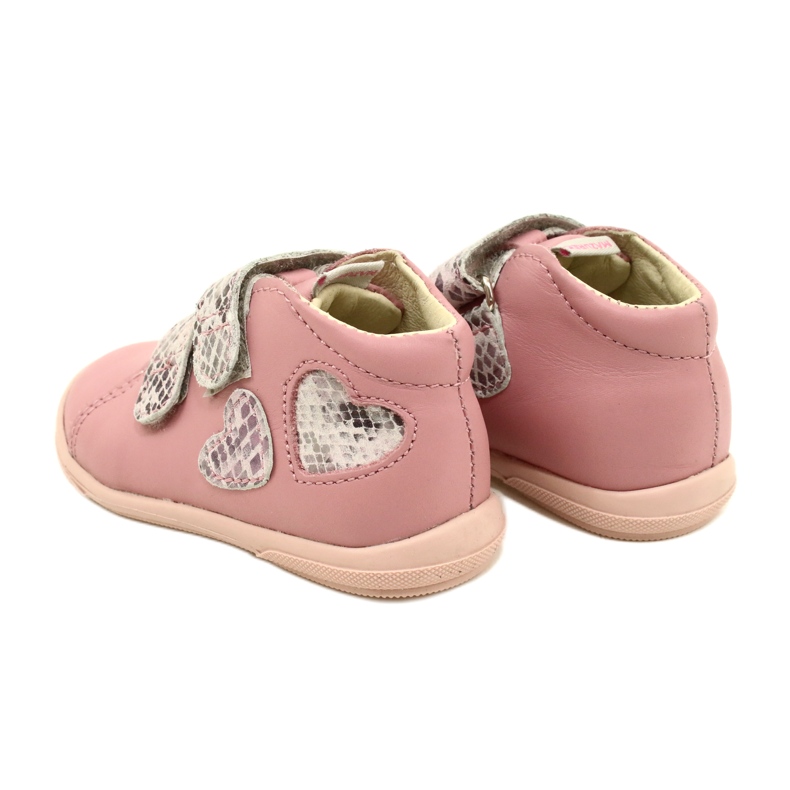 Velcro shoes Mazurek 1264 Pink Snake Hearts 5 Velcro shoes Mazurek 1264 Pink Snake Hearts 5