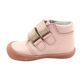 Velcro boots Mazurek 1341 Pink Glitter Heart 1