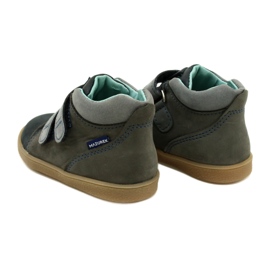 Leather children's shoes with Velcro Mazurek 1302 navy-gray grey 6 Leather children's shoes with Velcro Mazurek 1302 navy-gray grey 6