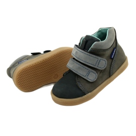 Leather children's shoes with Velcro Mazurek 1302 navy-gray grey 5 Leather children's shoes with Velcro Mazurek 1302 navy-gray grey 5