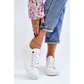 Women's Leather Sneakers Big Star LL274403 White 1