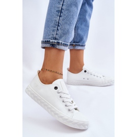 Women's Leather Sneakers Big Star LL274403 White 2