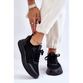 Women's Comfortable Sneakers Memory Foam System Big Star LL274414 Black 1