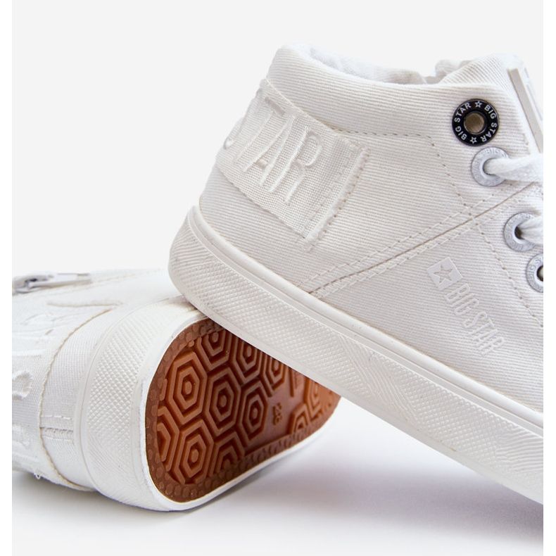 Children's Classic High Sneakers Big Star LL374002 White 2 Children's Classic High Sneakers Big Star LL374002 White 2