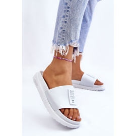 Women's Big Star Slippers LL274428 White 2