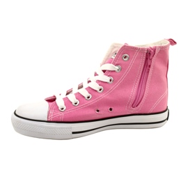 American Club Zipper Sneakers pink 2 American Club Zipper Sneakers pink 2