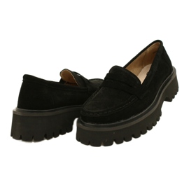 Suede moccasins Filippo DP4586/23 BK black 4