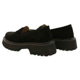 Suede moccasins Filippo DP4586/23 BK black 6