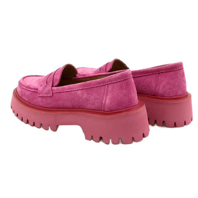 Suede moccasins Filippo DP4586/23 FH Fuchsia pink 6