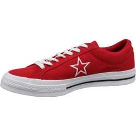 Converse One Star Ox M 163378C red shoes 1
