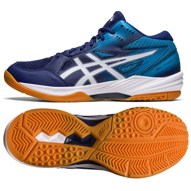 Volleyball shoes Asics Gel-Task Mt 3 M 1071A078 401 blue blue 1