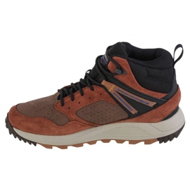 Merrell Wildwood Sneaker Mid Wp M J067299 shoes brown 1