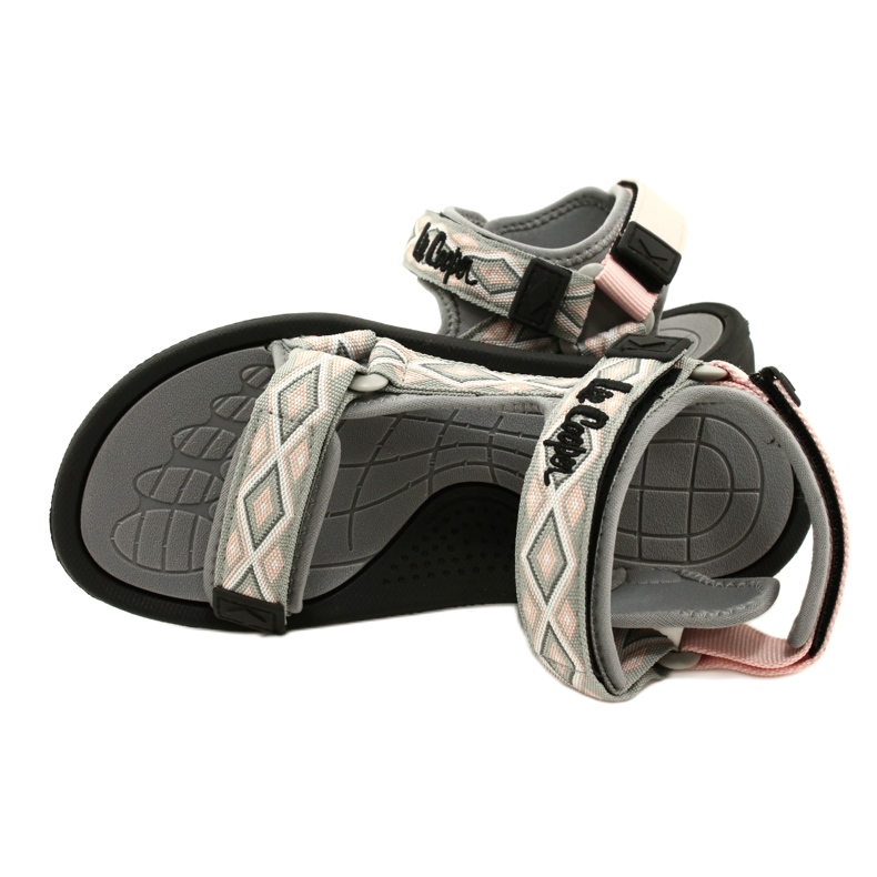 Lee Cooper LCW-23-34-1682L sports sandals, gray grey 5