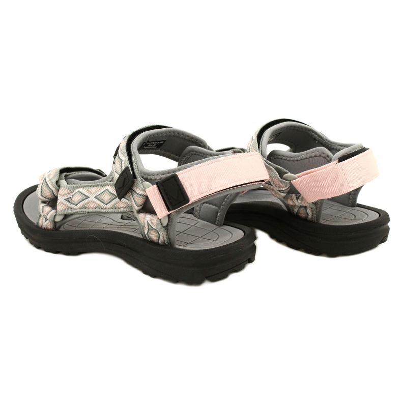 Lee Cooper LCW-23-34-1682L sports sandals, gray grey 6