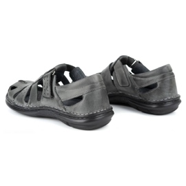 Olivier 467 Gray Men's Sandals grey 4 Olivier 467 Gray Men's Sandals grey 4