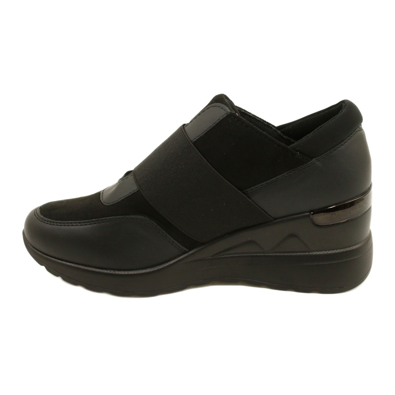 Slip-on Shoes Wedge Sneakers Evento 23SP35-5320 Black 1
