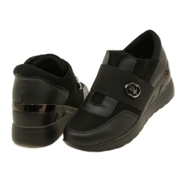 Slip-on Shoes Wedge Sneakers Evento 23SP35-5320 Black 3
