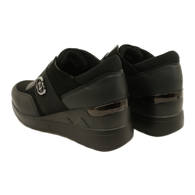 Slip-on Shoes Wedge Sneakers Evento 23SP35-5320 Black 6