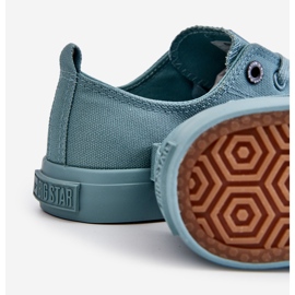 Women's Classic Low Sneakers Big Star LL274019 Green 1