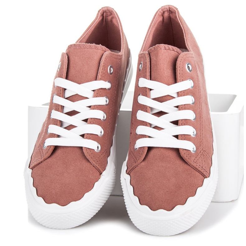 Tied Sneakers pink 1