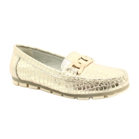 Filippo DP3630/23 golden leather loafers beige 1