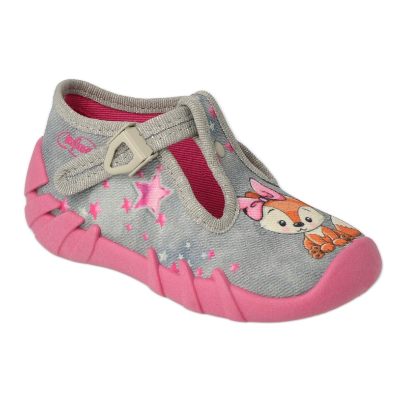 Befado children's shoes 110P467 pink grey 1 Befado children's shoes 110P467 pink grey 1