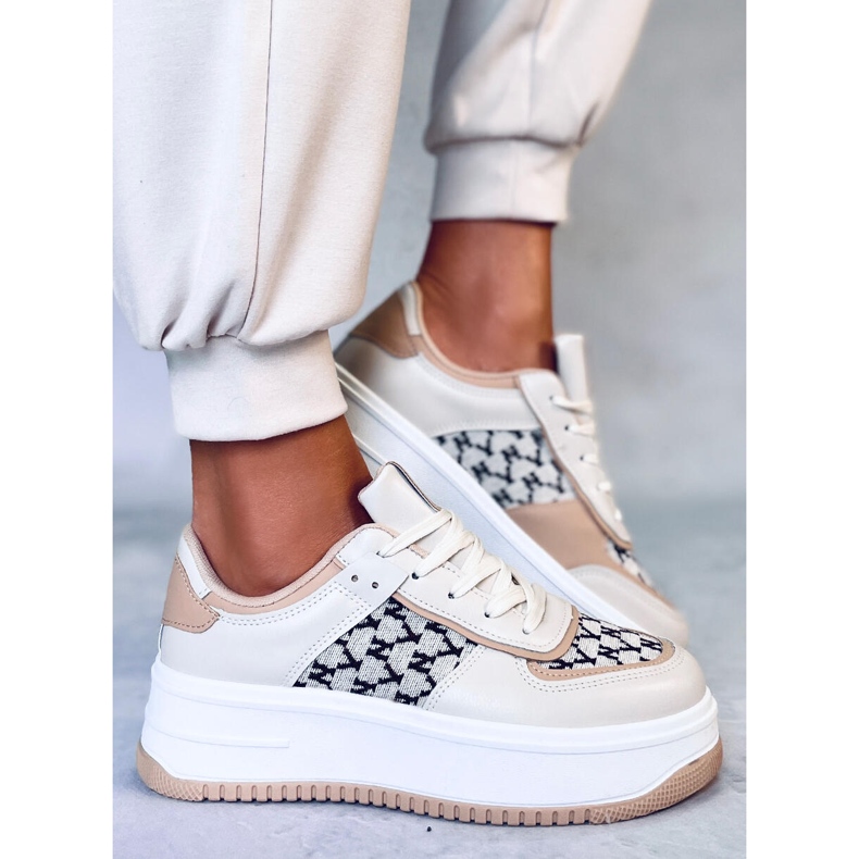 BM Duval Beige women's sneakers 1 BM Duval Beige women's sneakers 1