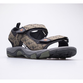 Men's trekking sandals BERGSON Benue Hiking BRG00127 olive green 1