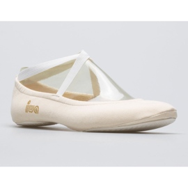 Gymnastic ballet shoes IWA 302 cream beige 1