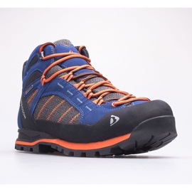 BERGSON Kadam Mid Stx men's trekking shoes blue orange 1