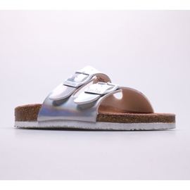 Women's slippers Big Star HH274895 silver 1 Women's slippers Big Star HH274895 silver 1