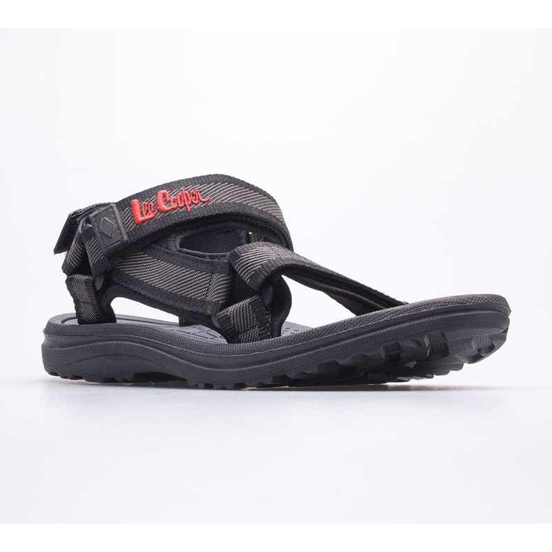 Lee Cooper LCW-22-34-0942M men's sandals black grey 1