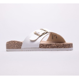 Lee Cooper LCW-22-35-1169L women's slippers white 1