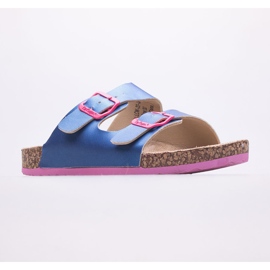 Children's slippers Lee Cooper LCW-22-35-1187K blue 1 Children's slippers Lee Cooper LCW-22-35-1187K blue 1