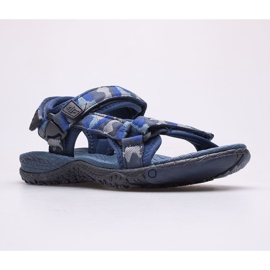 Boys' sandals 4F Junior HJL22-JSAM001-33S blue 1