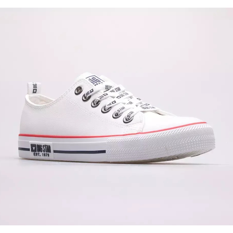Big Star men's sneakers KK174046 white 1