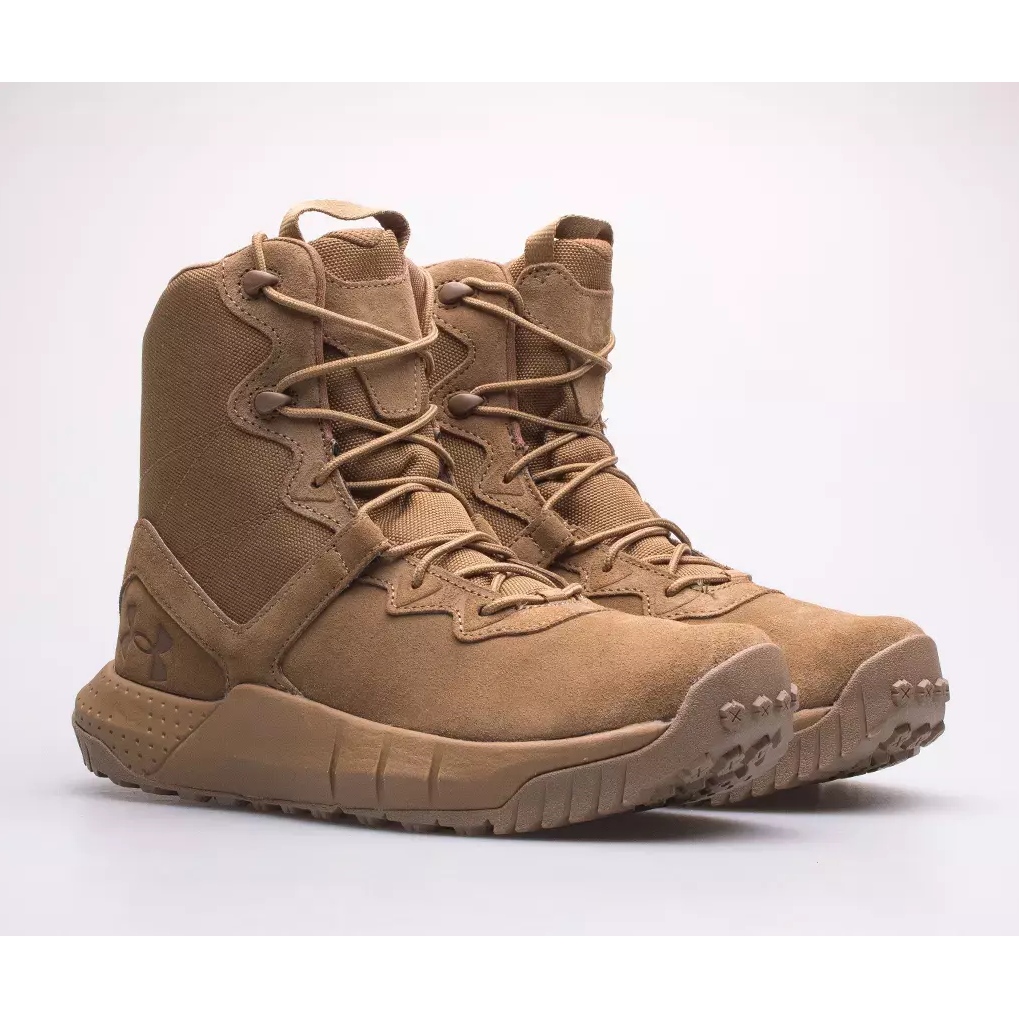 Under armour best sale boots beige