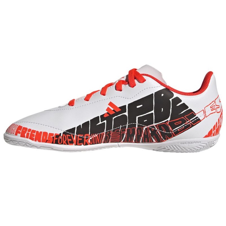 Adidas X Speedportal.4 Messi In Jr GW8400 soccer shoes white white 1