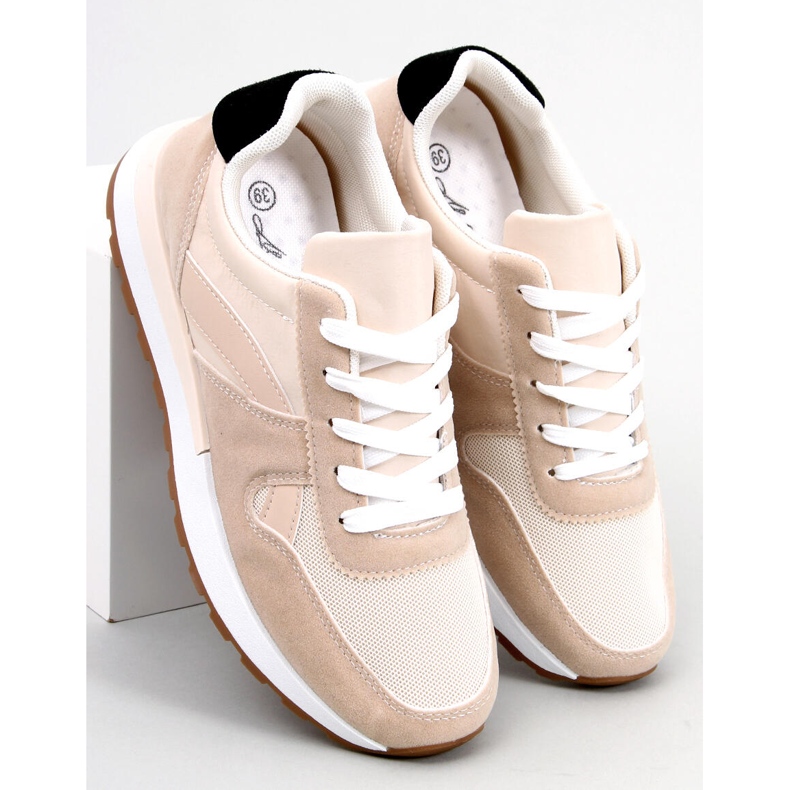 BM Hansell Beige Women's Sneakers 2
