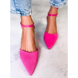 BM Heeled pumps with belt Rossi Fuchsia pink 1