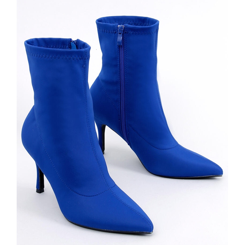 BM Flexible heeled ankle boots from Mallory Blue 1