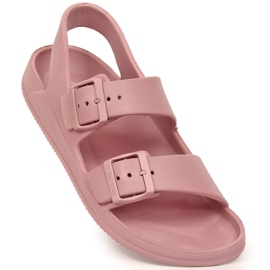 Women's foam sport sandals pink Big Star LL274744 1