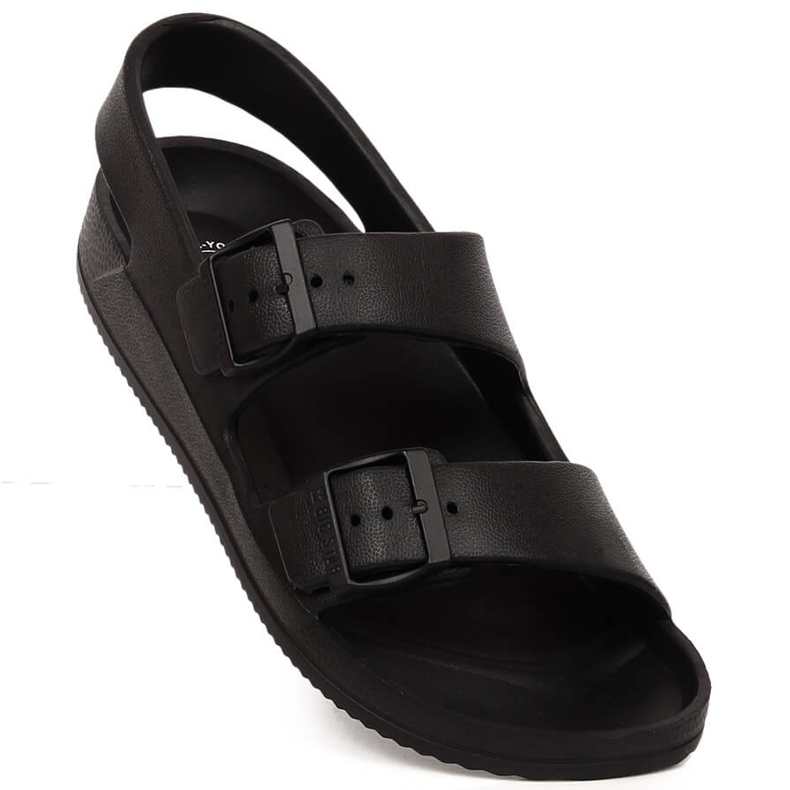 Women's black foam sport sandals Big Star LL274745 1