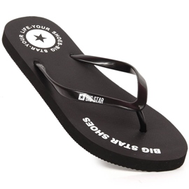 Black flip flops Big Star LL274800 1