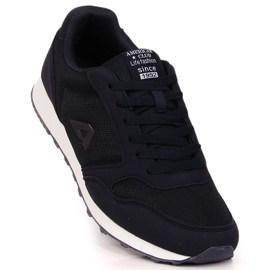 American Club 136/23 navy blue lace-up sports shoes 1 American Club 136/23 navy blue lace-up sports shoes 1