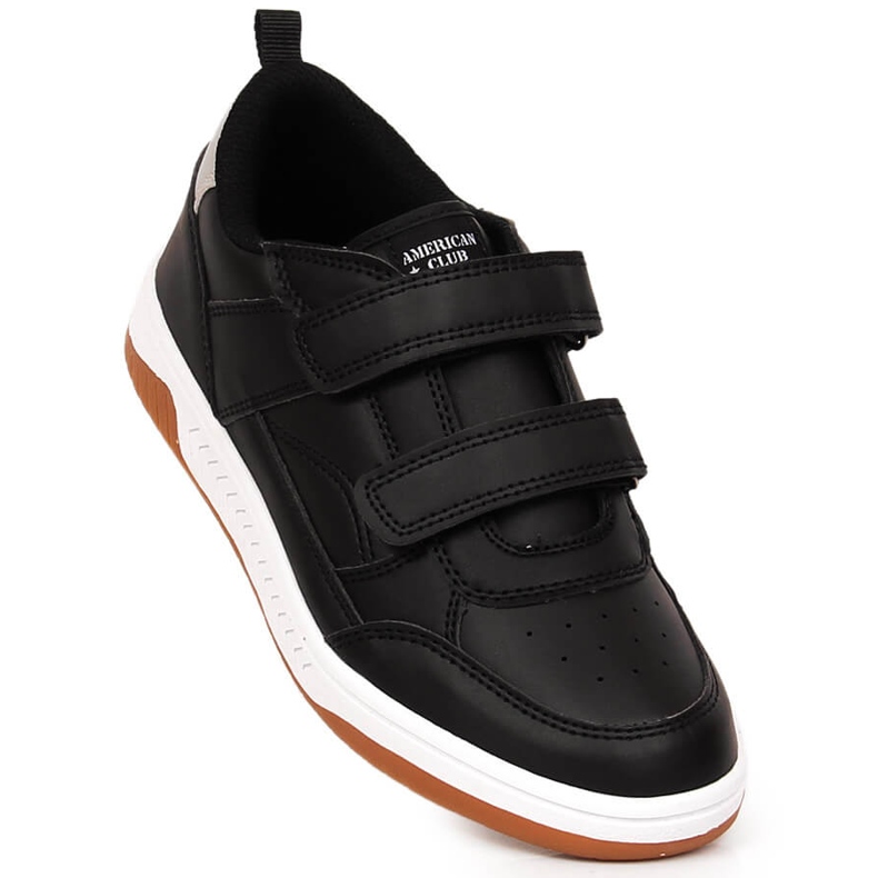 Black American Club 112/23 children's sports shoes made of ecological leather 1 Black American Club 112/23 children's sports shoes made of ecological leather 1