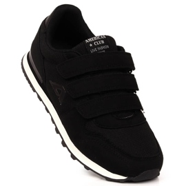 Black American Club 154/23 children's sports shoes with velcro 1